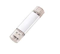 Clef USB 8Go 3 en 1 pour Samsung Galaxy A32 Smartphone & PC Type C Micro USB Cle Memoire 8GB (Argent)