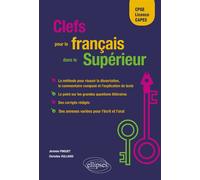 Clefs pour le français dans le Supérieur - Jérémie Pinguet - Ellipses - broché - Guide