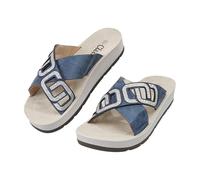 CLEIKS Chaussures d’Été Femme Chaussures de Mode Femme Confortables Faciles à Enfiler pour Maison (Bleu foncé 38 EU WCL260430-3)