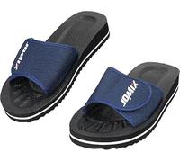 CLEIKS Claquettes Homme Respirantes Tissu Imperméables à Séchage Rapide Antidérapantes Piscine Douche (Bleu Marine,44EU,MES250094-0)