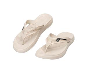 CLEIKS Hommes Tongs Claquettes Été avec Semelle Antidérapante Design Ondulé Imprimé De Marque pour Mer Piscine Promenades (Kaki, 40 EU, MEI260397-0)