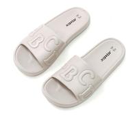 CLEIKS Sabots & Mules pour Femmes Confortables Tongues Estivales Chaussures de Douche Pantoufles de Plage Claquettes EU 36-41 (Beige, 38/39 EU, WES250147-0)