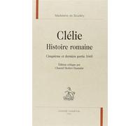 Clélie Histoire romaine, cinquième partie - Madeleine de Scudéry - Honore Champion - relié - Roman