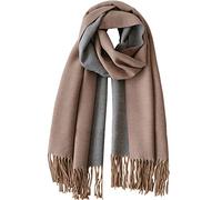 CLELLA Cachemire Écharpe Femmes Hiver Écharpe Doux et Respirant Peau Amicale Écharpe Chaude et Mouchoir Décontracté Écharpes Douces et Longues Écharpes (Marron)