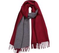 CLELLA Cachemire Écharpe Femmes Hiver Écharpe Doux et Respirant Peau Amicale Écharpe Chaude et Mouchoir Décontracté Écharpes Douces et Longues Écharpes (Bordeaux)