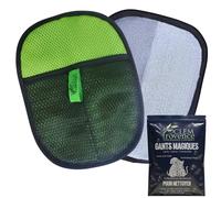 CLEM Provence Gant Anti-Poils Animaux, Lot de 2, Double Face, Chien, Chat