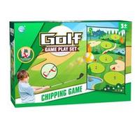 Clemas jeu de golf avec tapis de frappe, 20 balles adhésives, club, tableau de score et cibles, intérieur extérieur