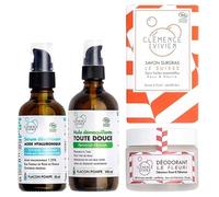 Clémence & Vivien - Savon Surgras 100g - Huile Démaquillante 100 ml - Déodorant 50 ml - Sérum 50 ml