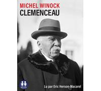Clemenceau 1 CD audio - Michel Winock - Sixtrid - Texte lu (CD) - Textes lus CD