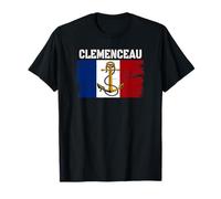 Clemenceau R98 Porte-Avions Vétérans Père Papa Grand-père T-Shirt