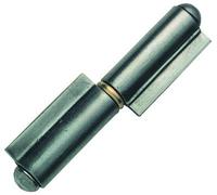 Clemenson industrie Paumelle de Grille roulée Lame Courte 140x11 TORBEL-Bague laiton-GRLC140