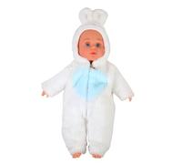 CLEMENT CLEMENTINE - Poupon en Pyjama Lapin - Jouet pour Enfant - 056333 - Bleu - Poupée - Bébé - Mannequin - Caliner - Jeu d'Imitation - Cadeau - Anniversaire - 40 cm - À Partir de 12 Mois
