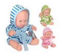CLEMENT CLEMENTINE - Poupon - Jouet pour Enfant - 071235 - Couleur Aléatoire - Vinyle - Poupée - Bébé - Mannequin - 14 cm x 20 cm - À Partir de 18 Mois