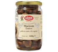 Clement Faugier Marrons Entiers au Naturel, Pelés et Cuits à la Vapeur, Sous Vide, 420 g