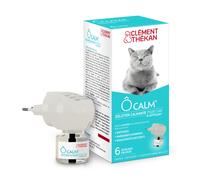 Clément Thékan - Ã”Calm - Solution Calmante pour Chat Ã€ Diffuser - Anti-Stress Chat - Diffuseur + Flacon Recharge 48 ML