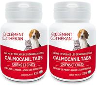 Clément Thékan - Aliment complémentaire Qui soulage Le prurit et apaise Les irritations pour Chiens et Chats - Calmocanil Tabs 30 comprimés (Lot de 2)
