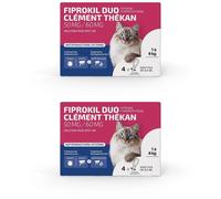 Clement Thekan Anti-Puces Anti-Tiques Chats 1-6kg 4 Pipettes Pipette(S) Unidose(S) 2x4 pc(s)