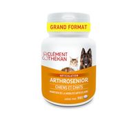 Clément Thékan Arthrosenior Grand Format - Aide à la mobilité articulaire chez le chien et le chat - Stimule la régénération du cartilage - 90 comprimés sécables aromatisés