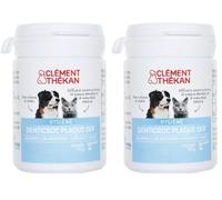 Clément Thékan - Denticroc Plaque Off - Hygiène bucco-dentaire du chien et du chat - Aide à lutter contre le tartre et la mauvaise haleine - Poudre 40 g (Lot de 2)
