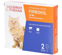 CLEMENT THEKAN Fiprokil 2x0,5 ml Pipette(S) Unidose(S) 2 pc(s)