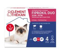 CLEMENT THEKAN Fiprokil Duo Chat 1-6 kg 4 pipettes