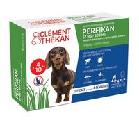 Clément Thékan Perfikan Antiparasitaires Chiens 4 - 10kg 4 pipettes