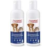 Clement Thekan Shampooing Antiparasitaire Puces, Poux Et Tiques Chien Chat 200ml 2x200 ml