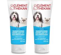 Clément Thékan - Shampooing Démêlant et Nourrissant - Chiens et Chats - 200 ML (Lot de 2)