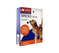 Clément Thékan Spot-On Fiprokil 134mg Chiens Moyens 4 X 1,34ml