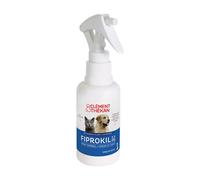 Fiprokil Spray 2,5 MG Chats & Chiens Clément Thékan - Traitement des infestations par Les Puces/Tiques/Poux Broyeurs - Fabriqué en France - 100 ML
