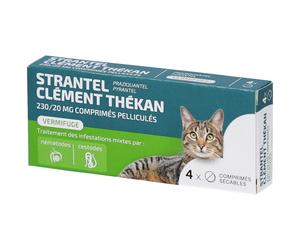 Clément Thékan - Strantel Chats Vermifuges Comprimé(S) 4 pc(s)