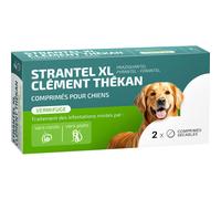 Clément Thékan Strantel Chiens XL 2 Comprimés Pelliculés Sécables