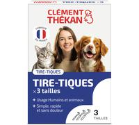 Clément Thékan Tire-Tic Crochet Anti-Tiques 12 Pièces