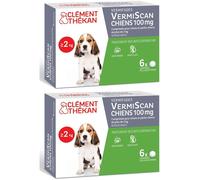 Clement Thekan Vermifuges Vers Plats Et Ronds Chien 2-10 kg 6 Comprimés Comprimé(S) 2x6 pc(s)