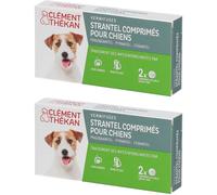 Clement Thekan Vermifuges Vers Plats Et Ronds Chien 2 Comprimés Comprimé(S) 2x2 pc(s)