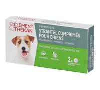 Clément Thékan - Vermifuges Vers Plats Et Ronds Strantel Chien 2 Comprimés Comprimé(S) pc(s)