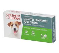 Clément Thékan - Vermifuges Vers Plats Et Ronds Strantel Chien 4 Comprimés Comprimé(S) pc(s)