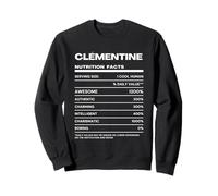 Clémentine Valeur Nutritive Nom Drôle Sweatshirt