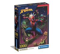 Clementoni – Puzzle Spiderman 1000 pièces pour adultes – Illustration HD Marvel