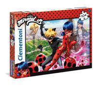 Clementoni - 27077 - Supercolor - Miraculous - 104 Pièces - Puzzle du Dessin Animé - Jeu de Création et Logique pour Enfants à partir de 6 Ans et Plus