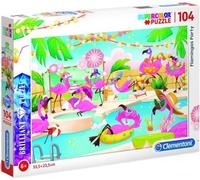 CLEMENTONI 104 T Brilliant Puzzle - Flamingo T 0 0 0