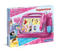 Clementoni - 11979 - Sapientino - Travel Quiz Disney Princess, Stylo interactif, électronique Parlant, Jeu éducatif Enfants 4 Ans, Batteries incluses (Version Italien)
