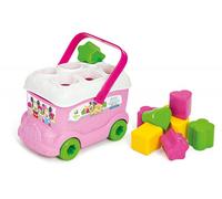 Clementoni 14933.9 - Baby Minnie Sortierbus mit 9 bunten Formen