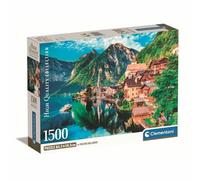 Clementoni - 1500p Hallstatt - 59,2 x 84,3 cm - Avec poster