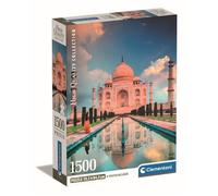 Clementoni - 1500p Taj Mahal - 59,2 x 84,3 cm - Avec poster