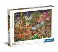 Clementoni - 1500p Woodland Fantasy - 59,2 x 84,3 cm - Avec poster G