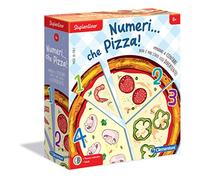 Clementoni - 16127 - Sapientino - Nombres…Qu'est-ce Que Pizza - Jeu pour Apprendre à Compter, Jeu sur Les Chiffres - Jeu éducatif 4 Ans tuiles illustrées - Made in Italy
