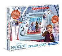 Clementoni 16186 - Jeu de Voyage Quiz Frozen 2 Disney - Multicolore