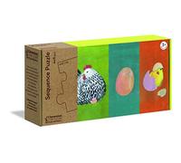 Clementoni - 16226 - Sequence Puzzle - Cycles de Vie - Puzzle Enfant - boîte de 4 Puzzles (8 pièces) - fabriqué en Italie, 3 Ans et Plus
