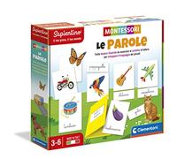 Clementoni - 16362 - Sapientino Montessori - Les Mots - Jeu Montessori 3 Ans, Jeu Éducatif pour Apprendre à Lire, Développement Langue avec Méthode Nomenclature - Fabriqué en Italie